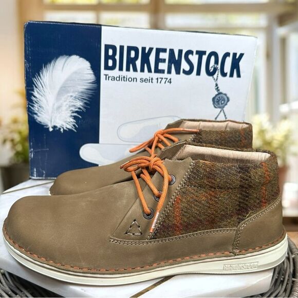 BIRKENSTOCK X HARRIS TWEED 1774 Designer Collaboration Ankle Chukka Boot EU 42 - Picture 4 of 13